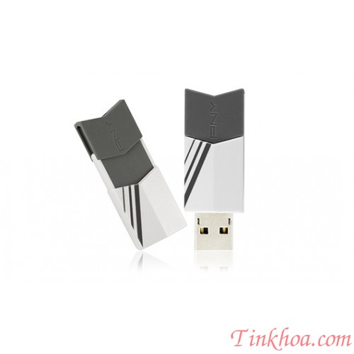 USB PNY V1 Attache 16GB (Trắng phối đen) 