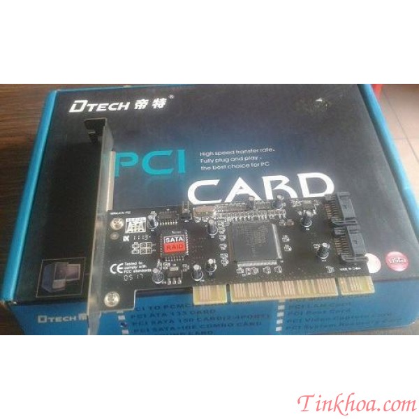 Card chuyển đổi usb to ide,pci to lpt,pci to com, Dtech DT 8003A,DT-8008,PCI to 1394.